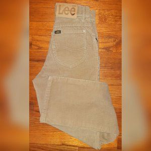 Vintage Lee High Waist Corduroy Pants  Made in USA